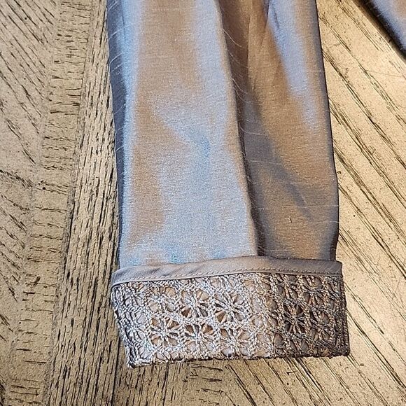 KM collection size 8P long formal dress and jacket taupe gold champagne color - Picture 13 of 16